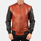 Men's Real Leather Avan Bomber Jacket Aviator Coat Zip Up Casual Winter Jacket