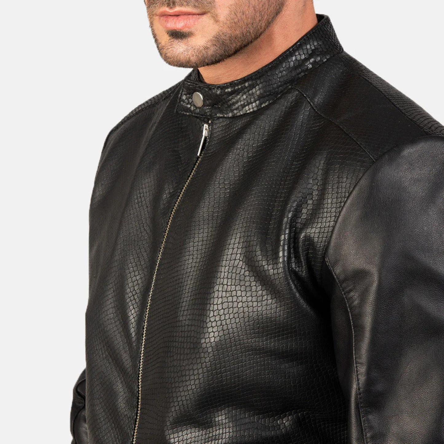 Men's Real Leather Avan Bomber Jacket Aviator Coat Zip Up Casual Winter Jacket