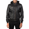 Bouncer Biz Leather Bomber Classic Flight Jacket for Men’s Luxury Outerwear