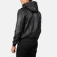 Bouncer Biz Leather Bomber Classic Flight Jacket for Men’s Luxury Outerwear