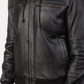 Bouncer Biz Leather Bomber Classic Flight Jacket for Men’s Luxury Outerwear