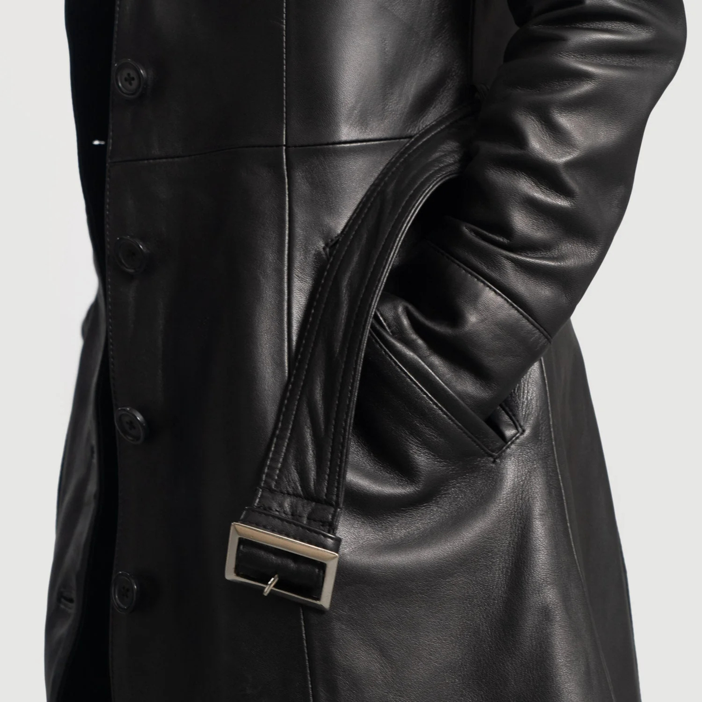 Moonlight Real Sheepskin Leather Trench Coat for Women Luxury Long Leather Coat Quilted Winter Outerwear