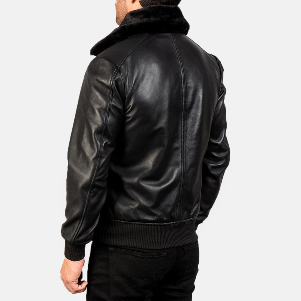 Airin G‑1 Men’s Sheepskin Aniline Leather Bomber Jacket