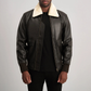 Airin G‑1 Men’s Sheepskin Aniline Leather Bomber Jacket