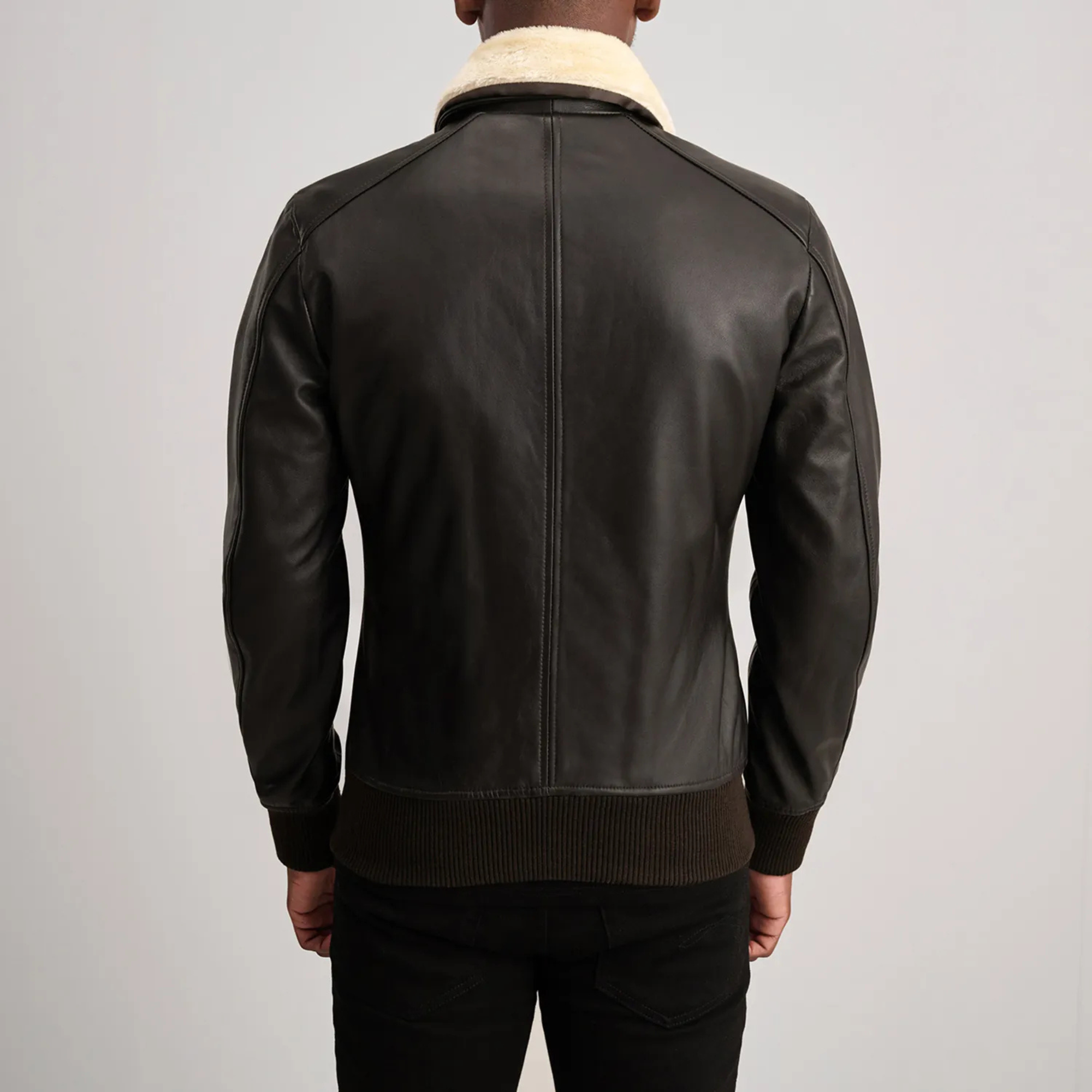 Airin G‑1 Men’s Sheepskin Aniline Leather Bomber Jacket