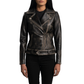 Rumy Women’s Real Leather Biker Jacket Premium Genuine Sheepskin Leather Moto Jacket