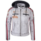 Women’s Biker Jacket with Protective Armor Real Leather Motorcycle Jacket for Ladies
