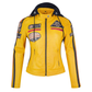 Women’s Biker Jacket with Protective Armor Real Leather Motorcycle Jacket for Ladies